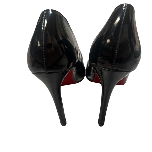 Christian Louboutin Black and Red Stiletto Heels sz 39 - Picture 8 of 13